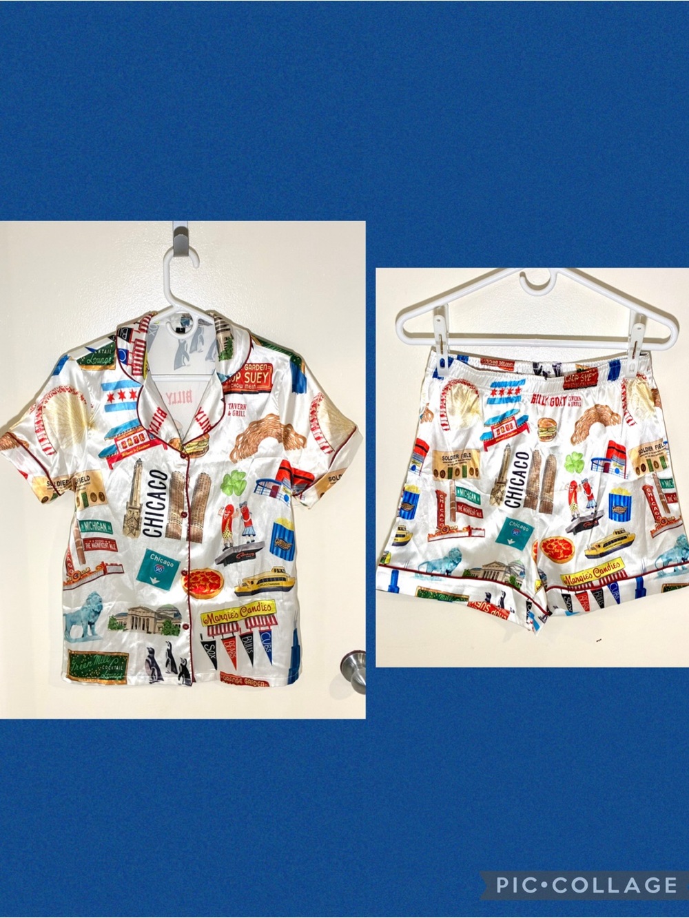 Iconic Chicago 2-Piece Pajama Set